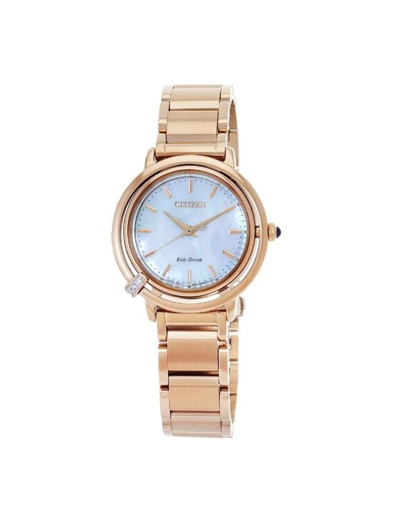NWT Citizen L Eco-Drive Mother of Pearl Dial Ladies Watch